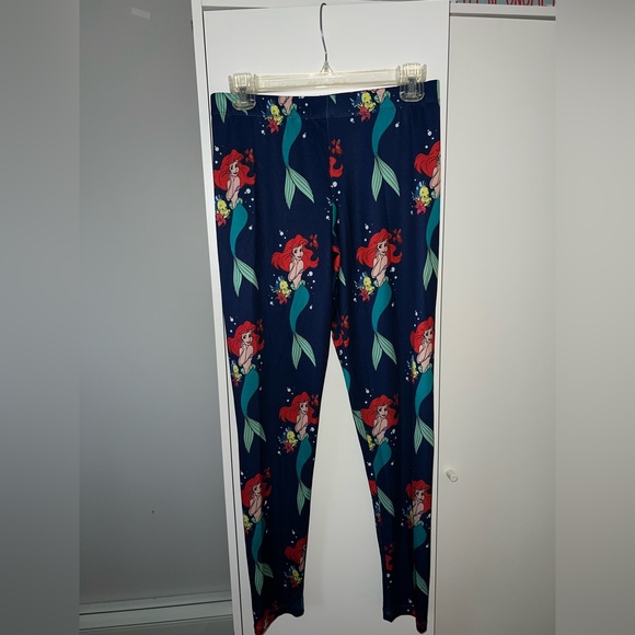 Disney Little Mermaid Leggings, Size Large - Picture 1 of 2